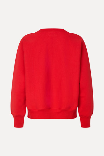 Stine Goya UK Side Panel Sweatshirt Top Fiery Red