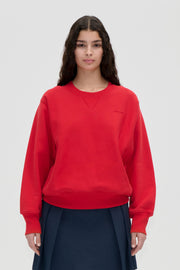 Stine Goya UK Side Panel Sweatshirt Top Fiery Red