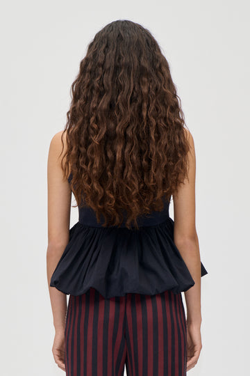 Stine Goya UK Sleeveless Balloon Top Top Deep Well