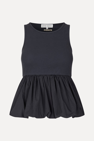 Stine Goya UK Sleeveless Balloon Top Top Deep Well