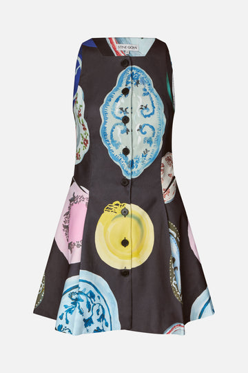 Stine Goya UK Sleeveless Button-Up Mini Dress Dress The Platera