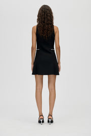 Stine Goya UK Sleeveless Button-Up Mini Dress Dress Black