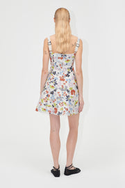 Stine Goya UK Sleeveless Fitted Waist Dress Dress Skyfall Flowers