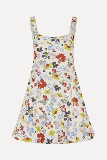 Stine Goya UK Sleeveless Fitted Waist Dress Dress Skyfall Flowers