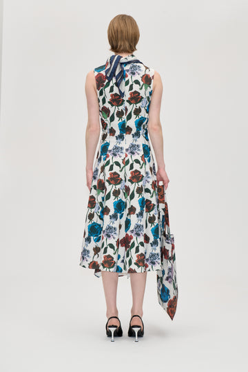 Stine Goya UK Sleeveless Gathered Midi Dress Dress Wallpaper