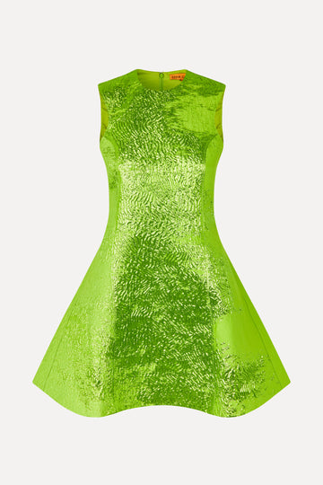 Stine Goya UK Sleeveless Mini Dress Dress Green impressionist hue