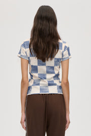 Stine Goya UK Slim T-Shirt Top Checks