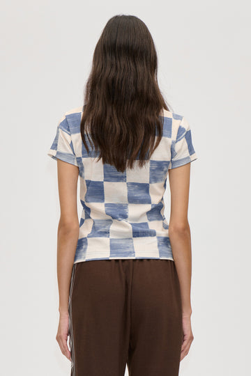 Stine Goya UK Slim T-Shirt Top Checks
