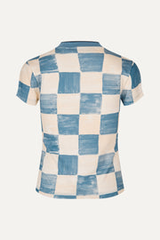 Stine Goya UK Slim T-Shirt Top Checks