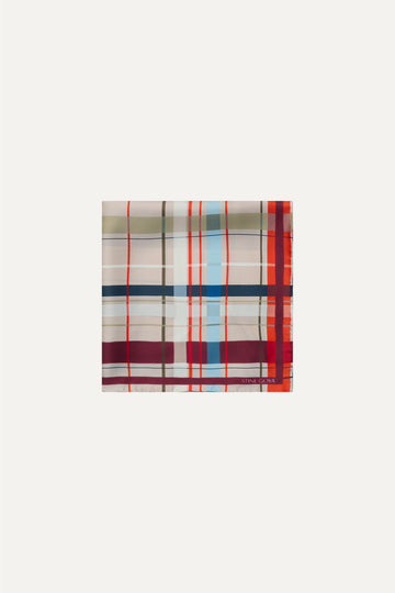 Stine Goya UK Small Scarf Accessories Scarlet Grid