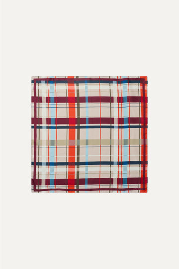 Stine Goya UK Small Scarf Accessories Scarlet Grid