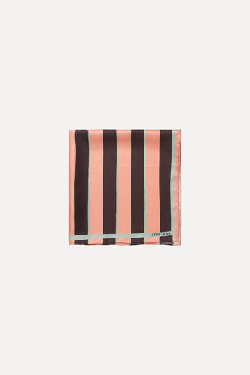 Stine Goya UK Small Scarf Accessories Rosewood Mint Stripes