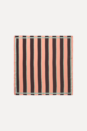 Stine Goya UK Small Scarf Accessories Rosewood Mint Stripes