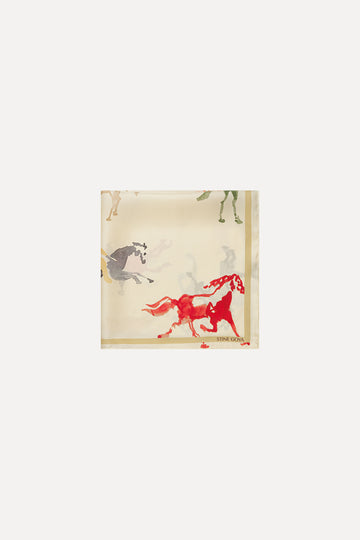 Stine Goya UK Small Scarf Accessories Horses
