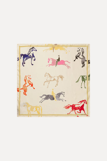 Stine Goya UK Small Scarf Accessories Horses