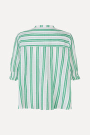 Stine Goya UK Smocked Gathered Top Top Smocked Stripes
