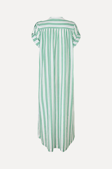 Stine Goya UK Smocked Tunic Long Dress Dress Smocked Stripes