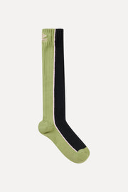 Stine Goya UK Soccer Camp Rib Socks Accessories Green And Black