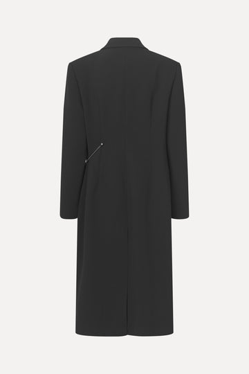 Stine Goya UK Straight Long Sleeve Coat Coat Black