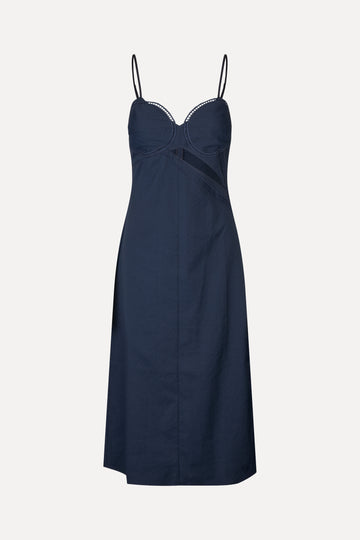 Stine Goya UK Strap Eyelet Midi Dress Dress Cherries On A Paisley