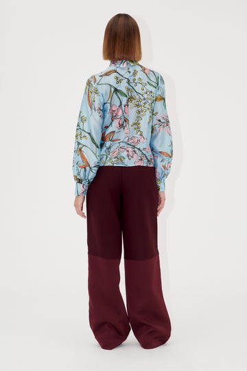Stine Goya UK Structured Long Pants Pants Aubergine