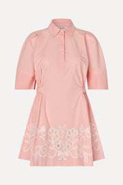 Stine Goya UK Structured Sleeve Mini Dress Dress Ballerina Broderie