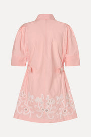 Stine Goya UK Structured Sleeve Mini Dress Dress Ballerina Broderie