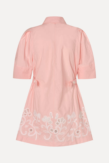 Stine Goya UK Structured Sleeve Mini Dress Dress Ballerina Broderie