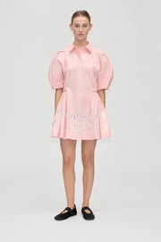 Stine Goya UK Structured Sleeve Mini Dress Dress Ballerina Broderie