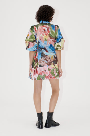 Stine Goya UK Structured Sleeve Mini Dress Dress Loves Me, Loves Me Not