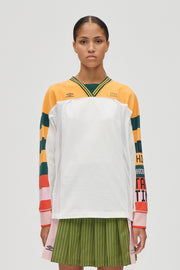 Stine Goya UK Sweatshirt Pullover Top Multi Colored Stripe
