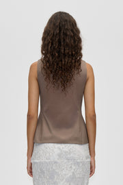 Stine Goya UK Tailored Tank Vest Top Cherries On A Paisley