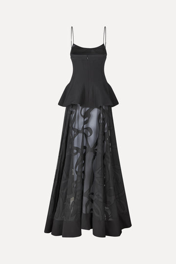 Stine Goya UK Tailored bodice High-Low Dress Dress Ribbons