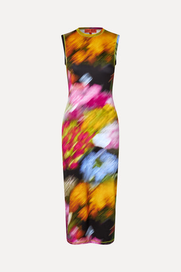 Stine Goya UK Tank Crewneck Dress Dress Liquid Floral