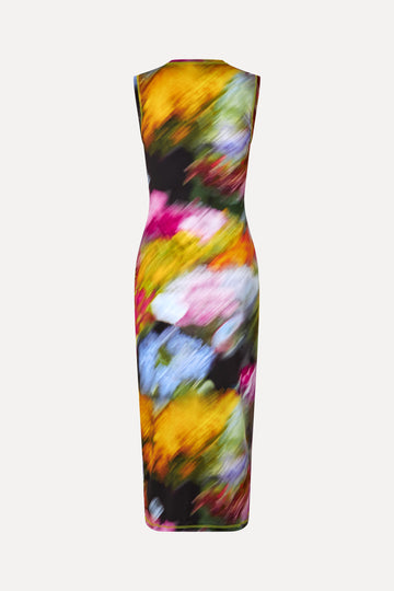 Stine Goya UK Tank Crewneck Dress Dress Liquid Floral