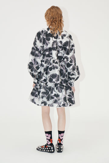 Stine Goya UK Tier Voluminous Ruffle Mini Dress Dress Anemone Jacquard