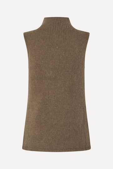 Stine Goya UK Turtleneck Vest Knit Heart