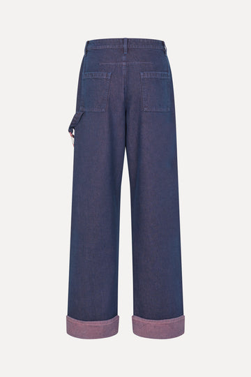 Stine Goya UK Twist Knee Seams Pants Pants Dusky / Dried Rose