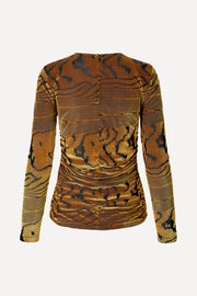 Stine Goya UK Vanessa Blouse Top 4013 Velvet Moirée