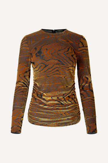 Stine Goya UK Vanessa Blouse Top 4013 Velvet Moirée