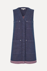 Stine Goya UK Vest Pocket Mini Dress Dress Dusky / Dried Rose