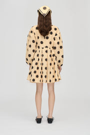 Stine Goya UK Voluminous Long Sleeve Mini Dress Dress Dots in Motion