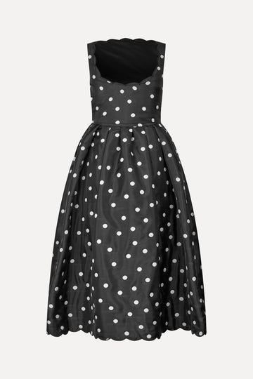 Stine Goya UK Voluminous Midi Dress Dress Quilted Dots