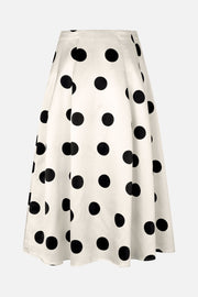 Stine Goya UK Voluminous Midi Skirt Skirt Black Dots