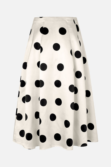 Stine Goya UK Voluminous Midi Skirt Skirt Black Dots