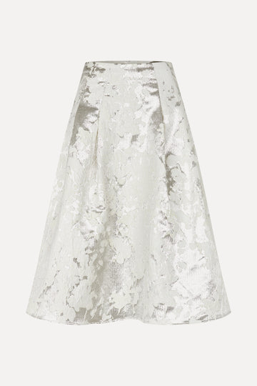 Stine Goya UK Voluminous Midi Skirt Skirt Lurex Garden