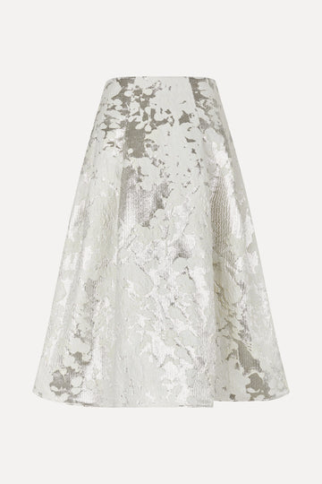 Stine Goya UK Voluminous Midi Skirt Skirt Lurex Garden