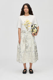 Stine Goya UK Voluminous Midi Skirt Skirt Lurex Garden