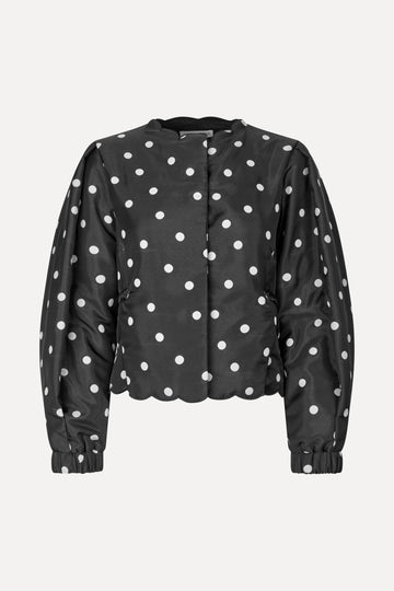 Stine Goya UK Voluminous Sleeve Jacket Outerwear Quilted Dots