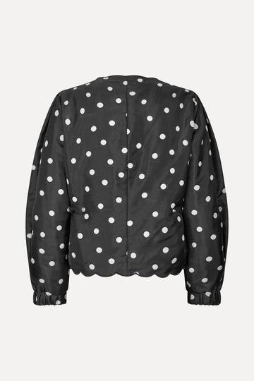 Stine Goya UK Voluminous Sleeve Jacket Outerwear Quilted Dots